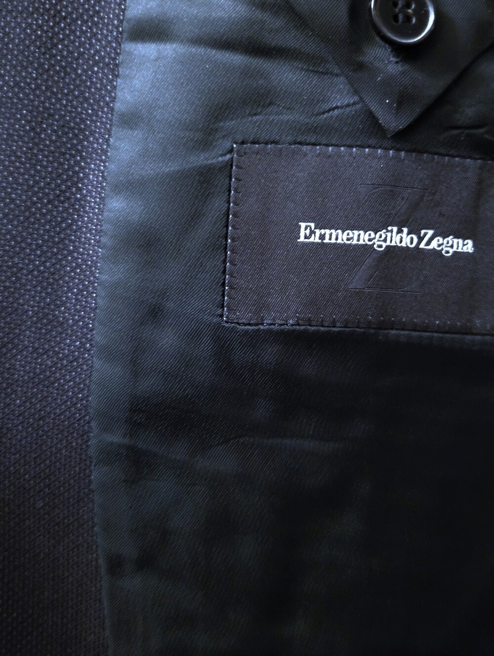 Ermenegildo Zegna Blue Men's Suit Jacket Blazer